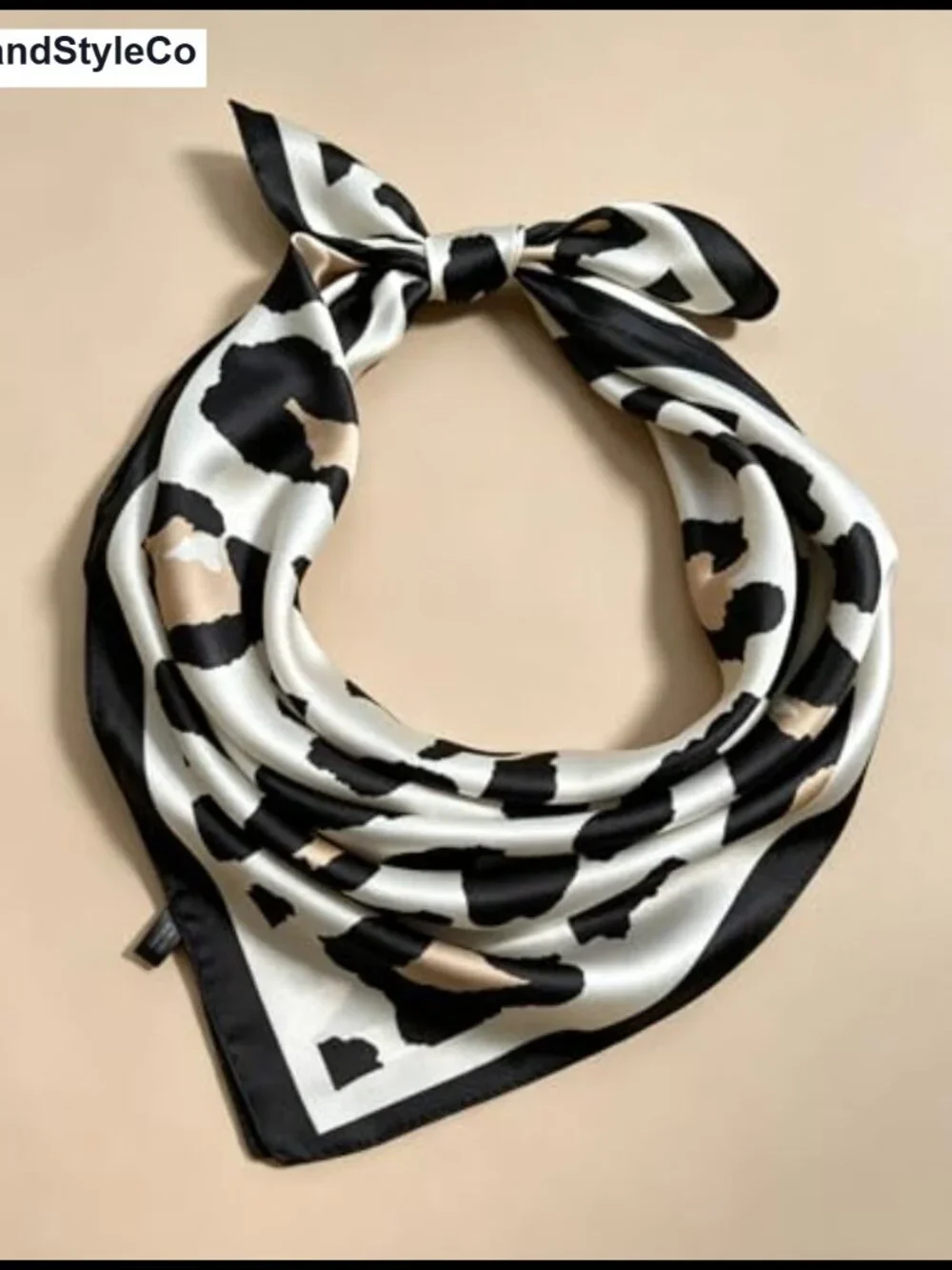 Silk Like Square Scarf for Women Men 27.5